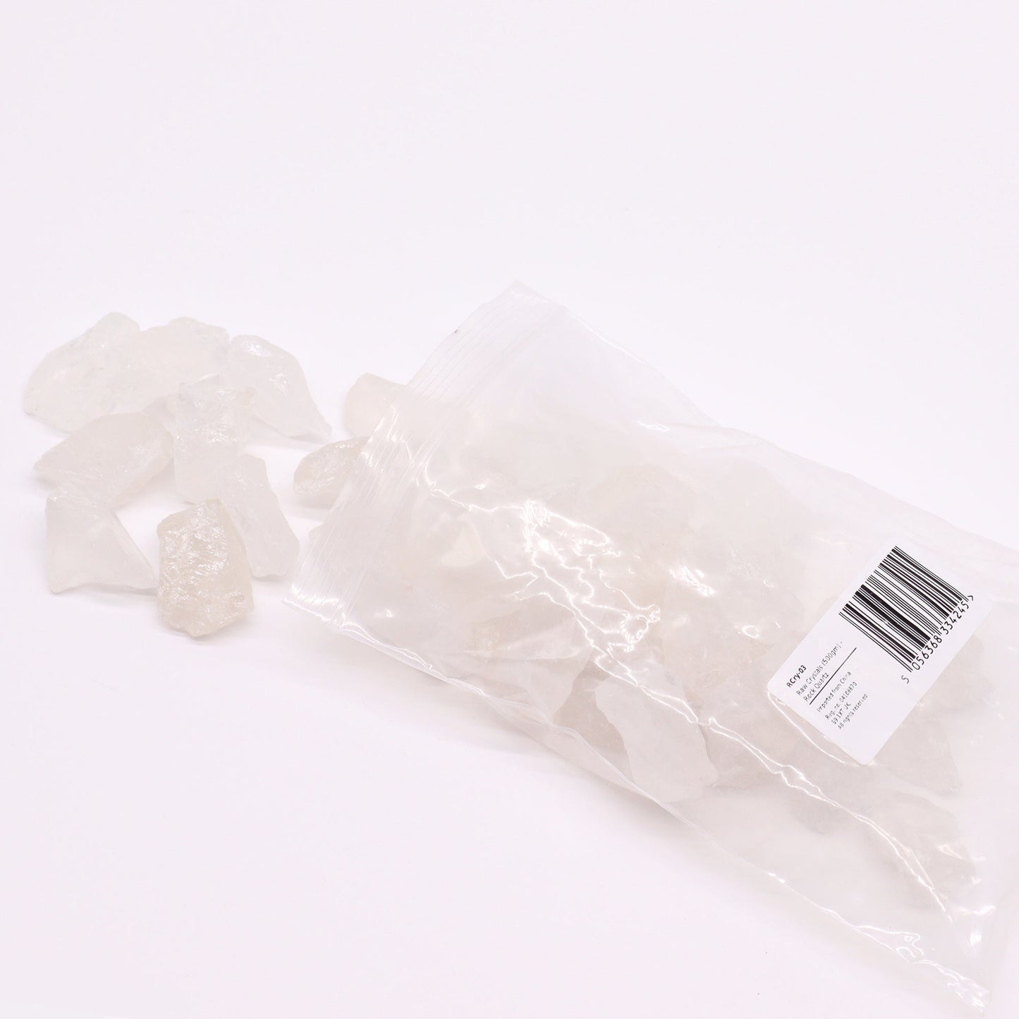 Rock Quartz - Raw Crystals (500gm)