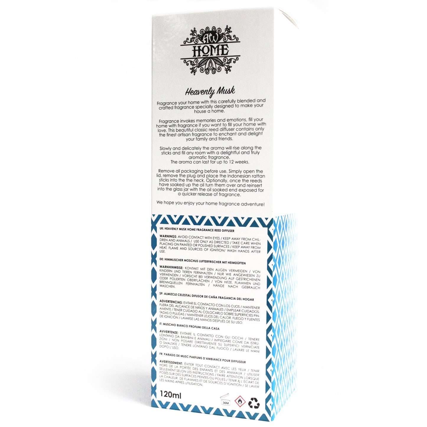 120ml Reed Diffuser - Heavenly Musk