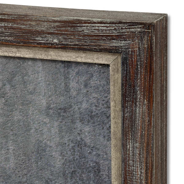 Large Curious Stag Painting on Cement Board Art with Frame