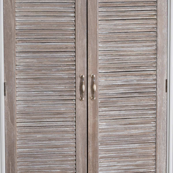 Linen Cupboard With Louvered Doors