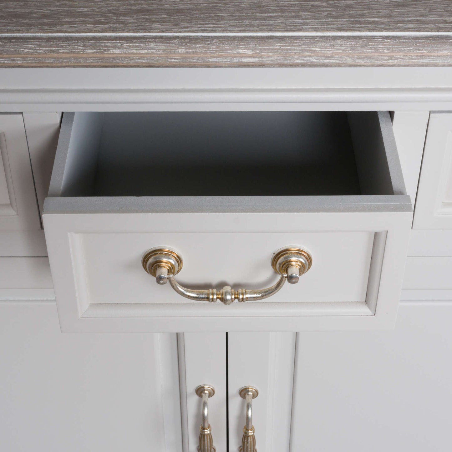 Copy of BLANC - Three Drawer Two Door Cupboard