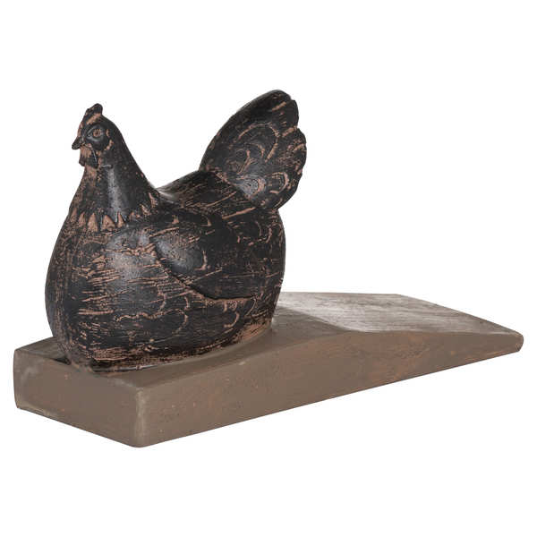 Wooden Hen Doorstop