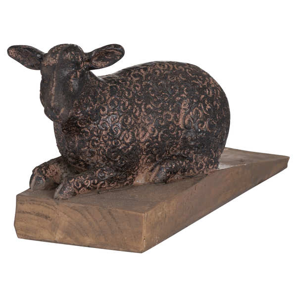Wooden Sheep Doorstop
