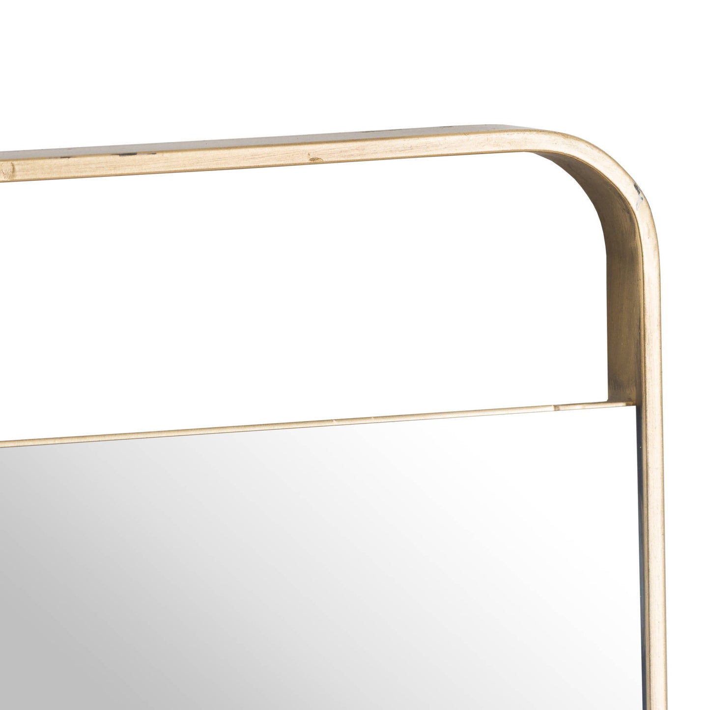 Rectangular Framed Bronze Mirror