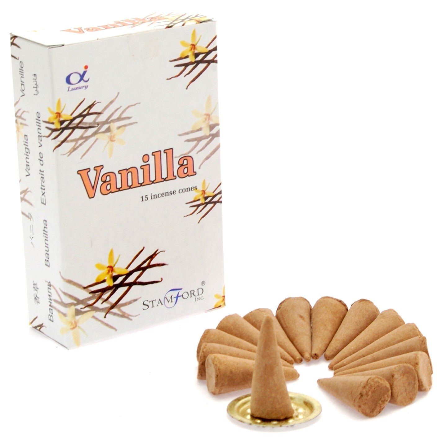 Stamford Incense Cones - Vanilla