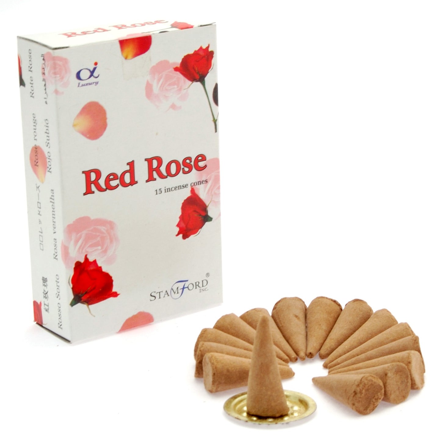 Stamford Incense Cones - Red Rose
