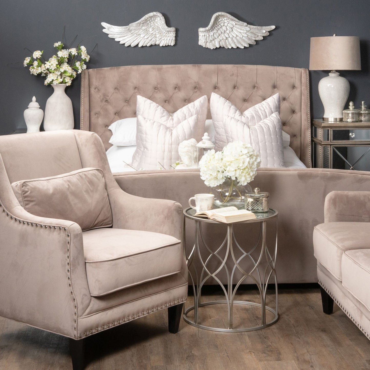 Chelsea Studded Two Seater Sofa