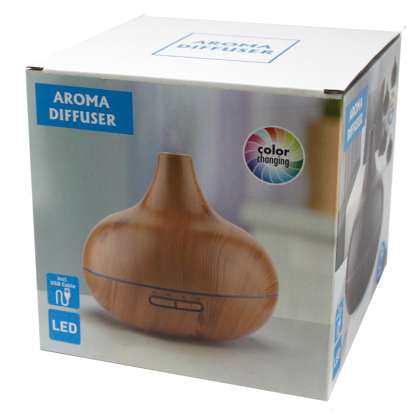 Shell Effect Atomiser - USB - Colour Change - Timer