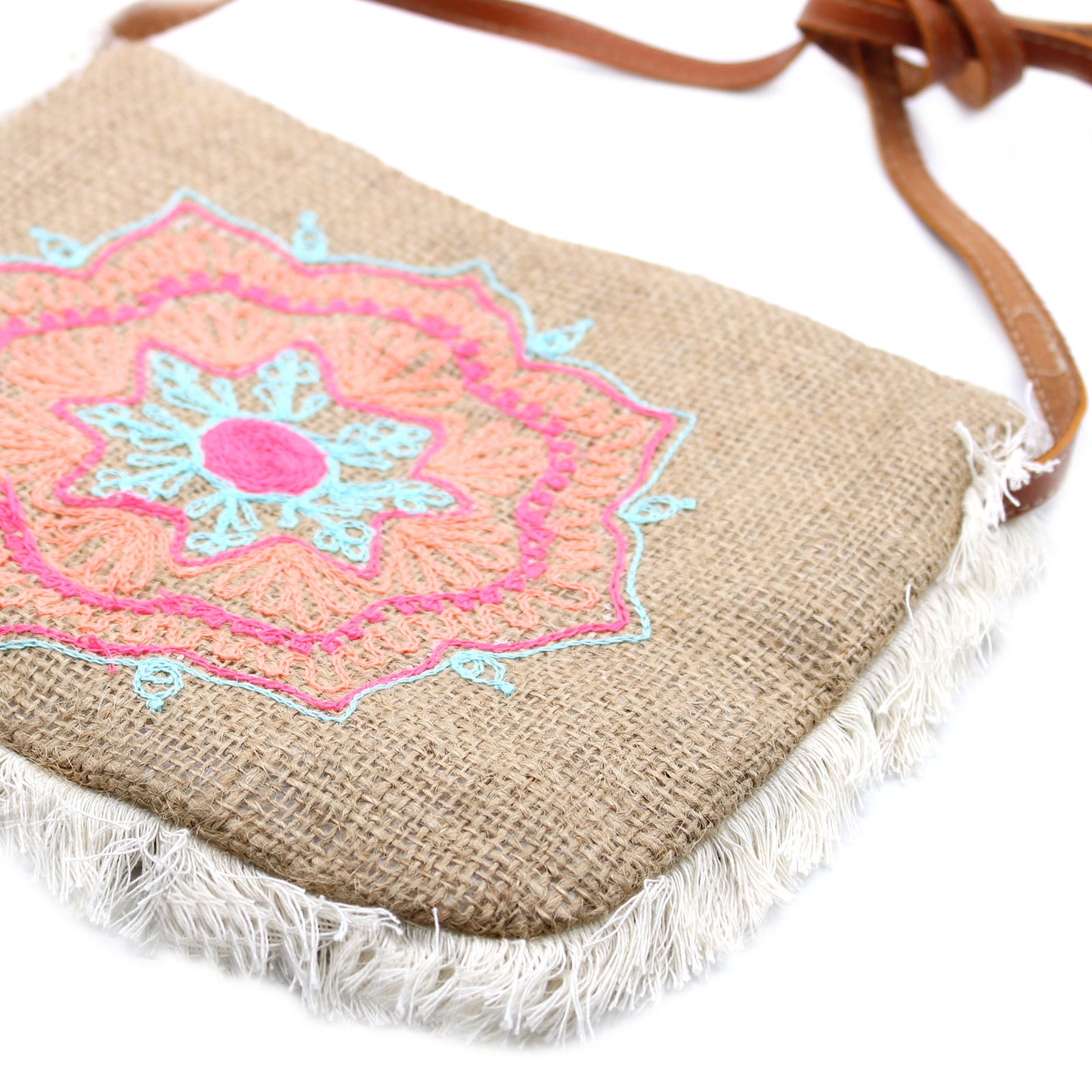 Fringe Bag - Mandala Embroidery