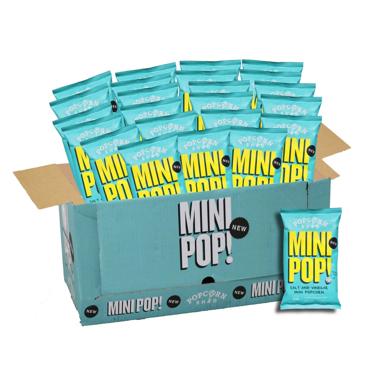 Popcorn Shed Salt & Vinegar Mini Popcorn (24x22g)