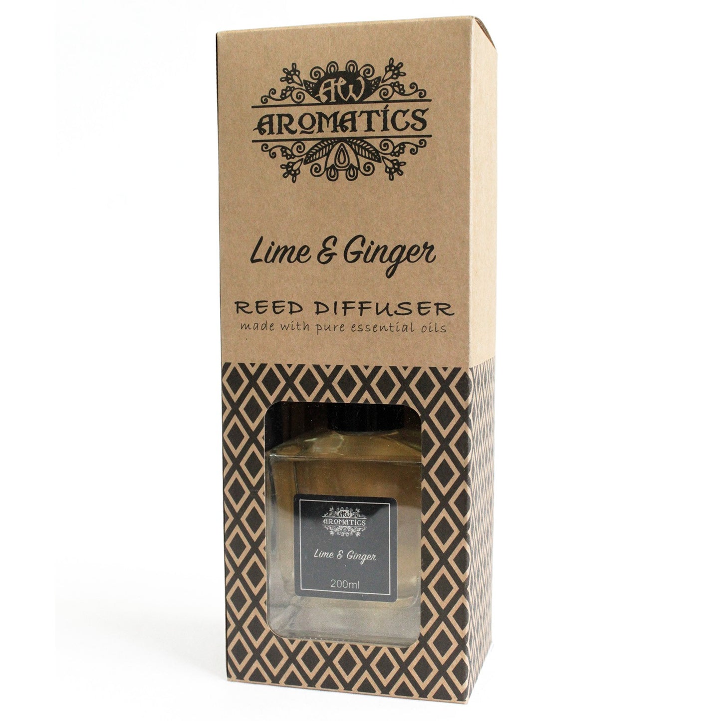 Lime & Ginger Essential Oil Reed Diffuser - 200ml