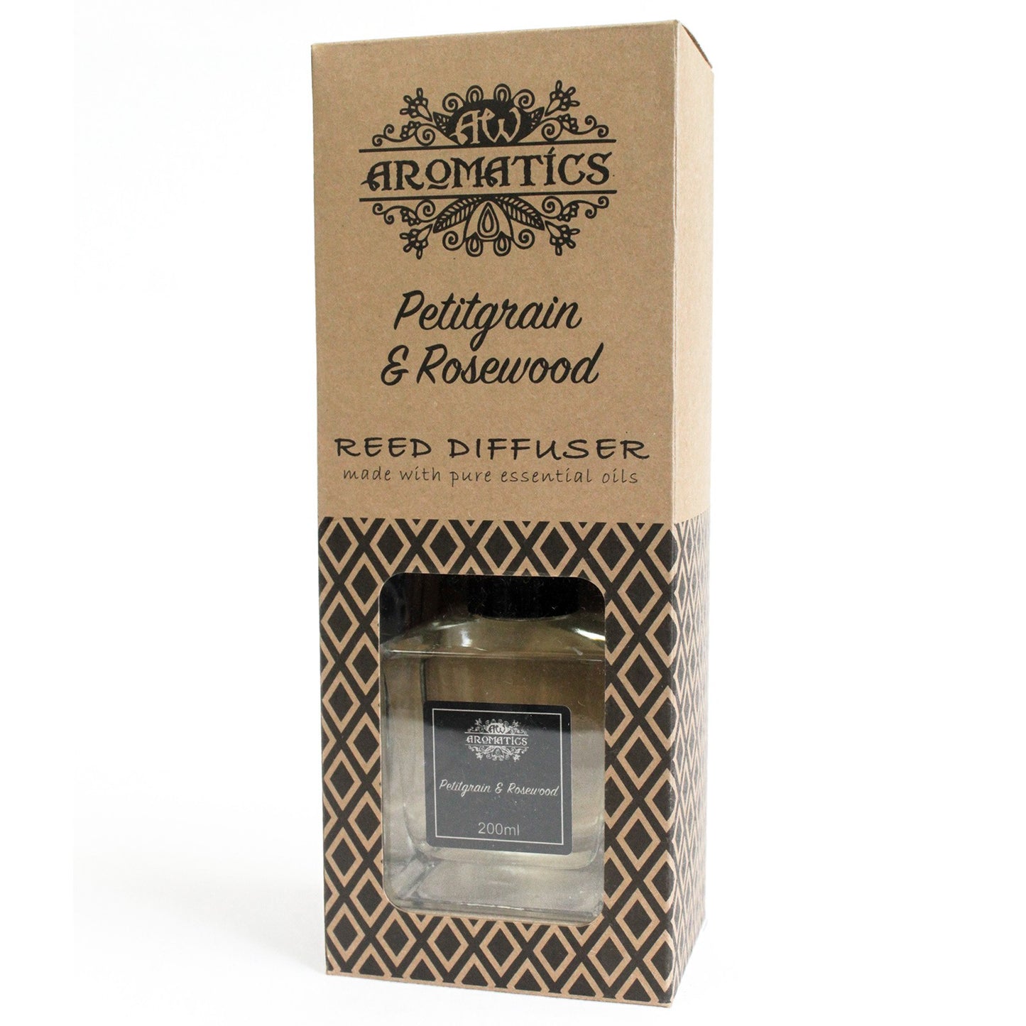 Petitgrain & Rosewood Essential Oil Reed Diffuser - 200ml