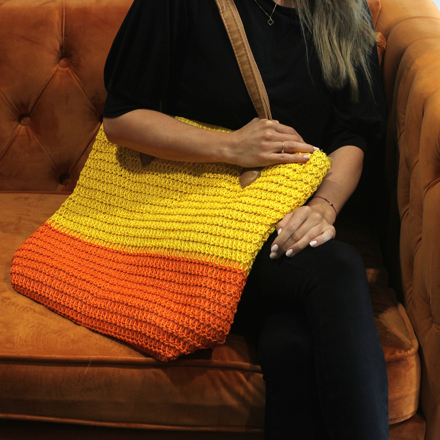 Bazaar Bag - Yellow & Orange