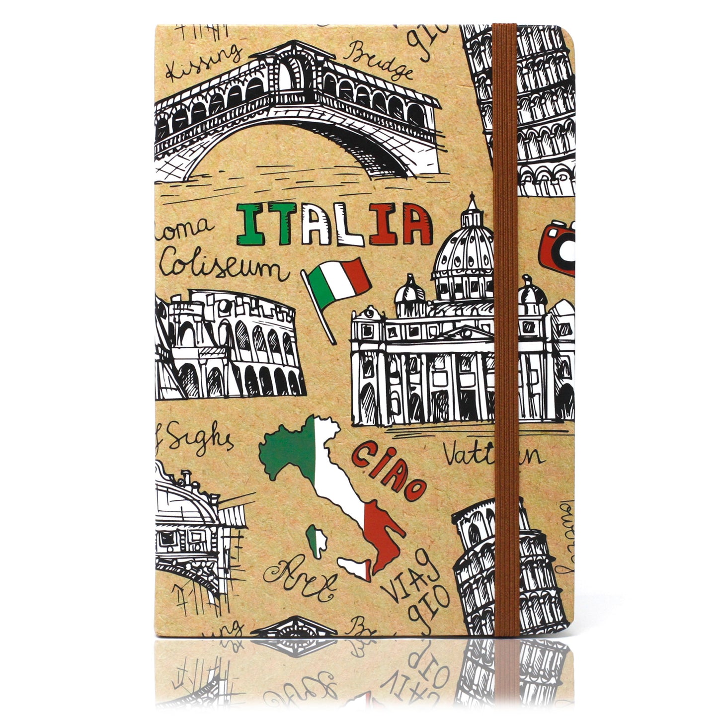 A5 Notebook - Assorted Designs - Travel