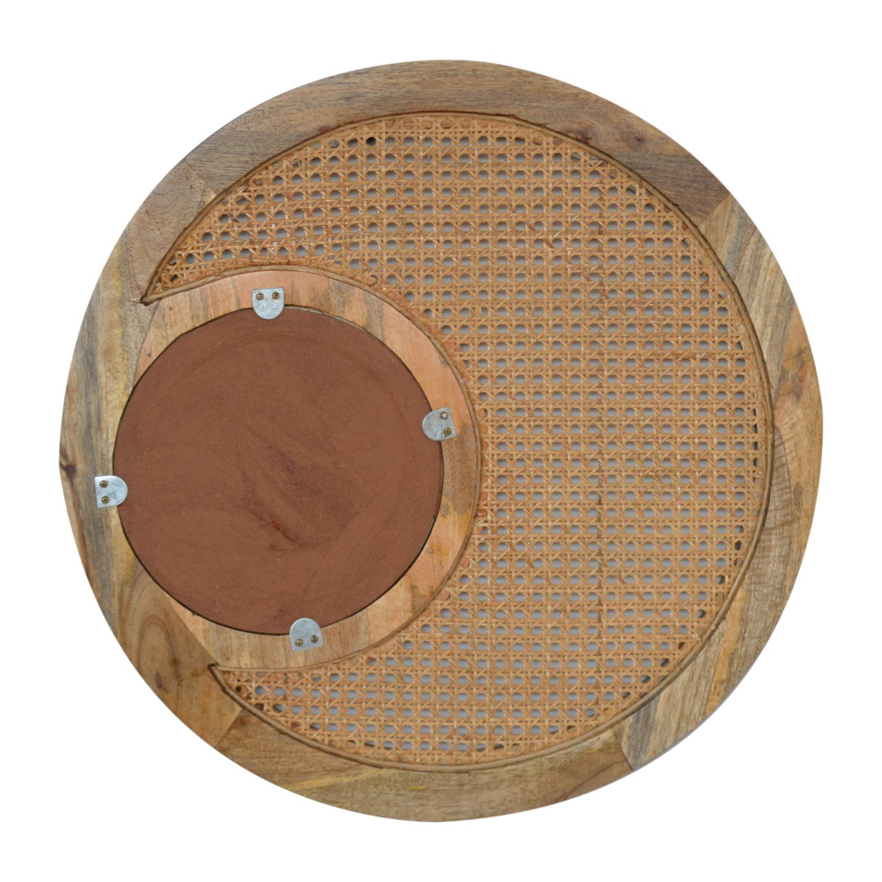 Handmade Round Woven Mirror