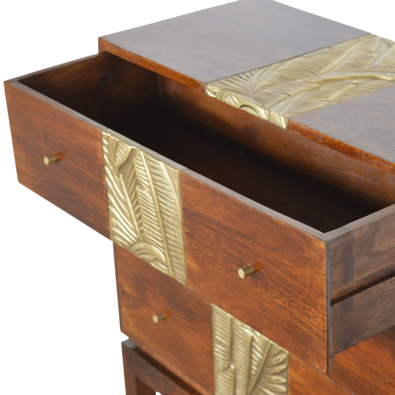 AZTEC - Mango Wood Chestnut Chest