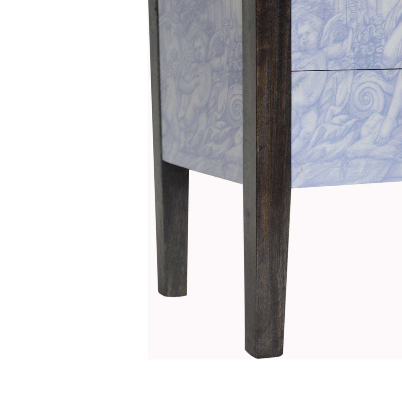 APOLLO - Three Drawer Mango Wood Ancient Greek Style Bedside