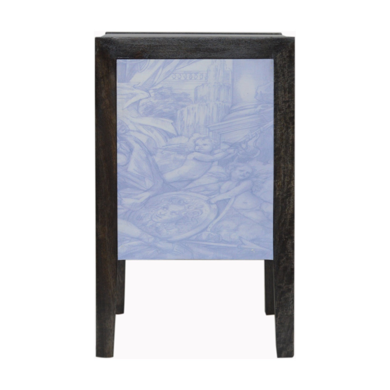APOLLO - Three Drawer Mango Wood Ancient Greek Style Bedside