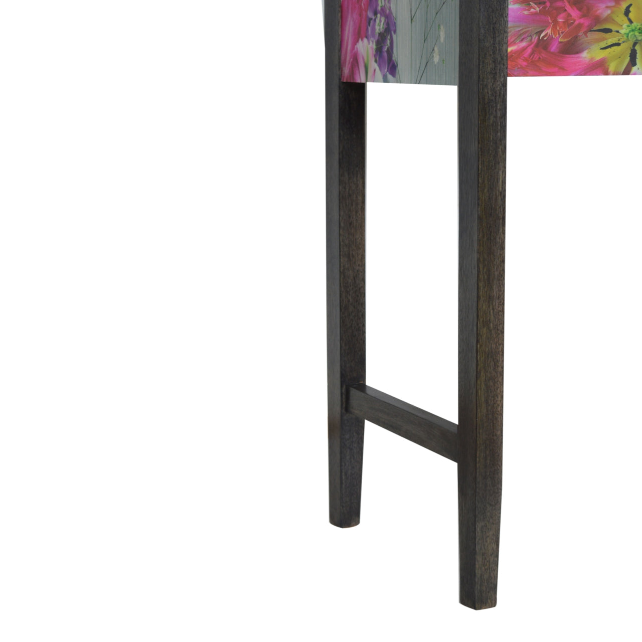 MONTAGE - Two Drawer Mango Wood Floral Console Table