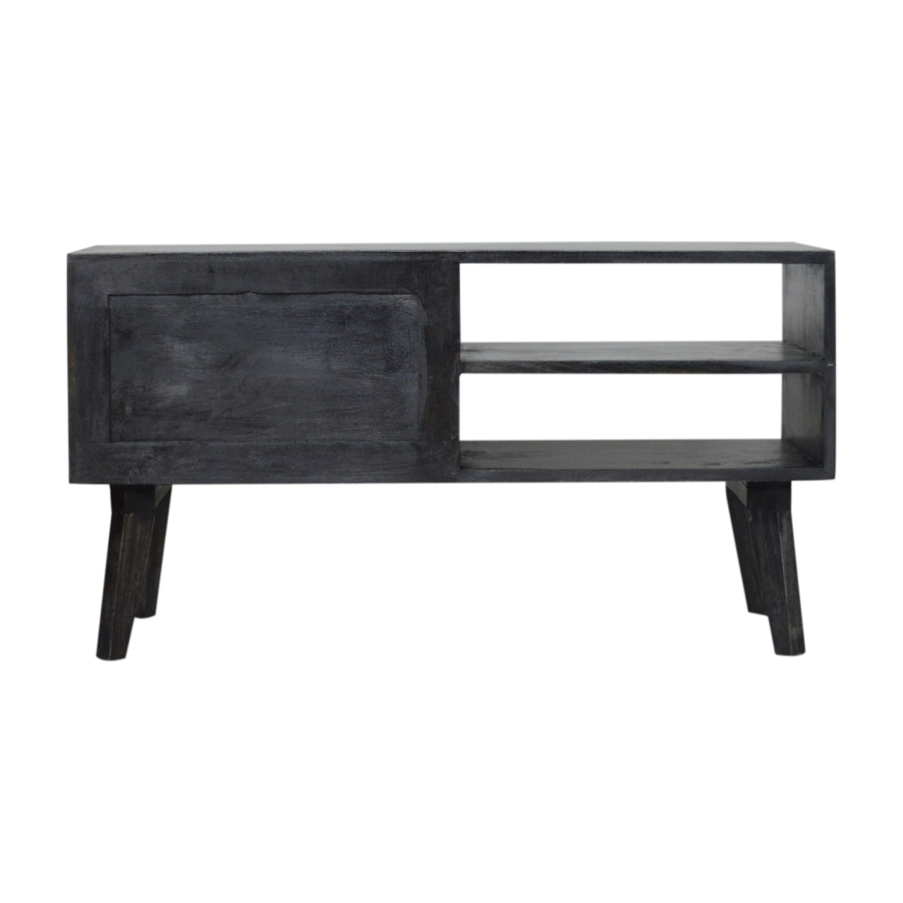PINK AZTEC - Two Drawer Mango Wood Media Unit