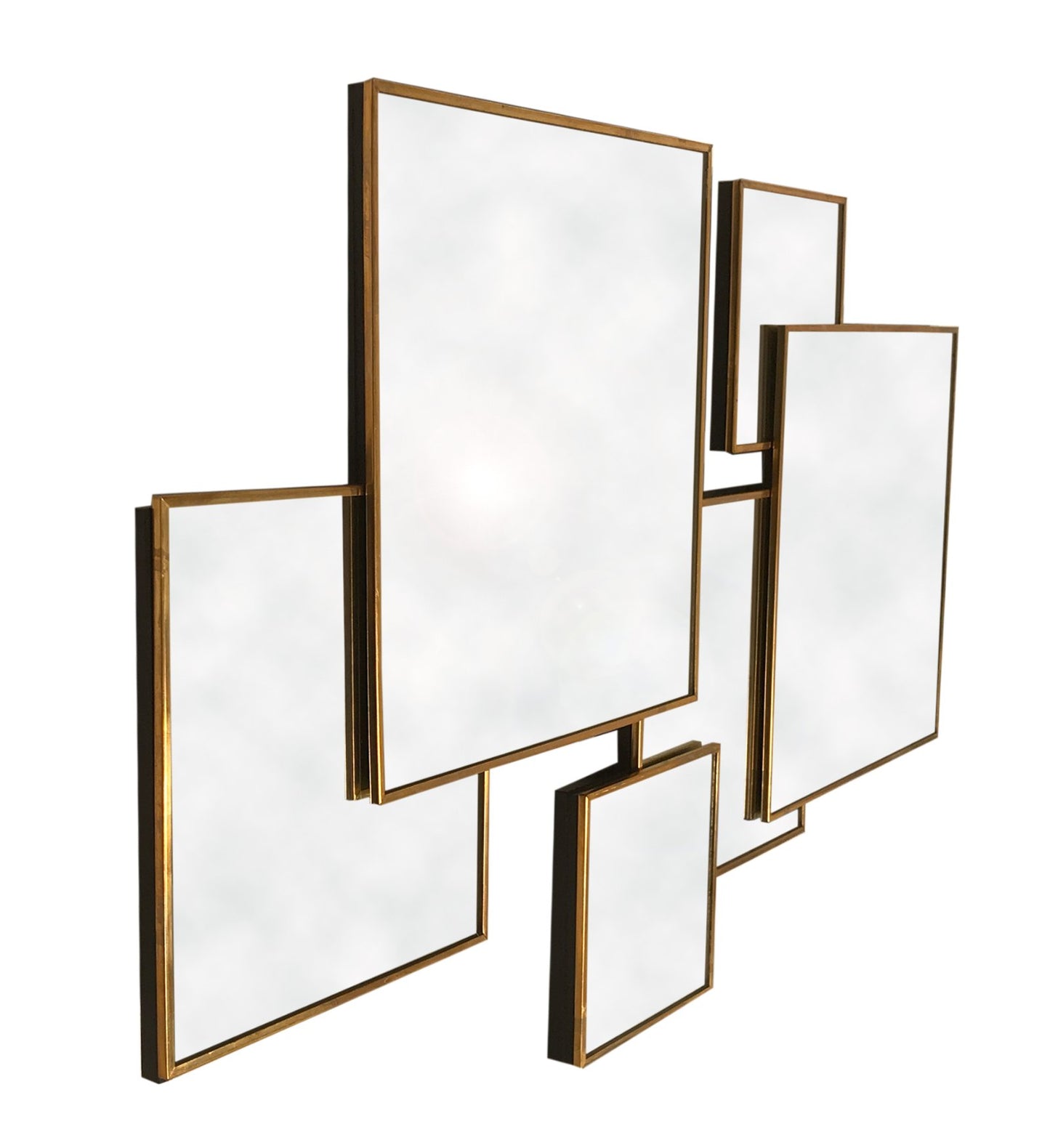 Gold Framed Multi Mirror - Square