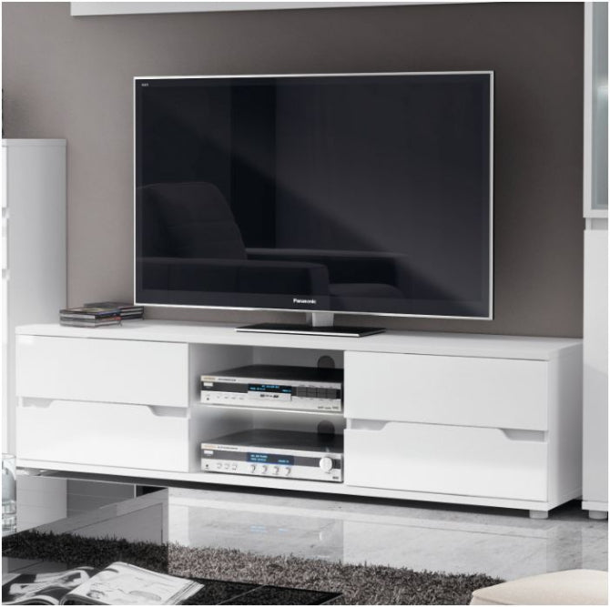TV Unit High Gloss White