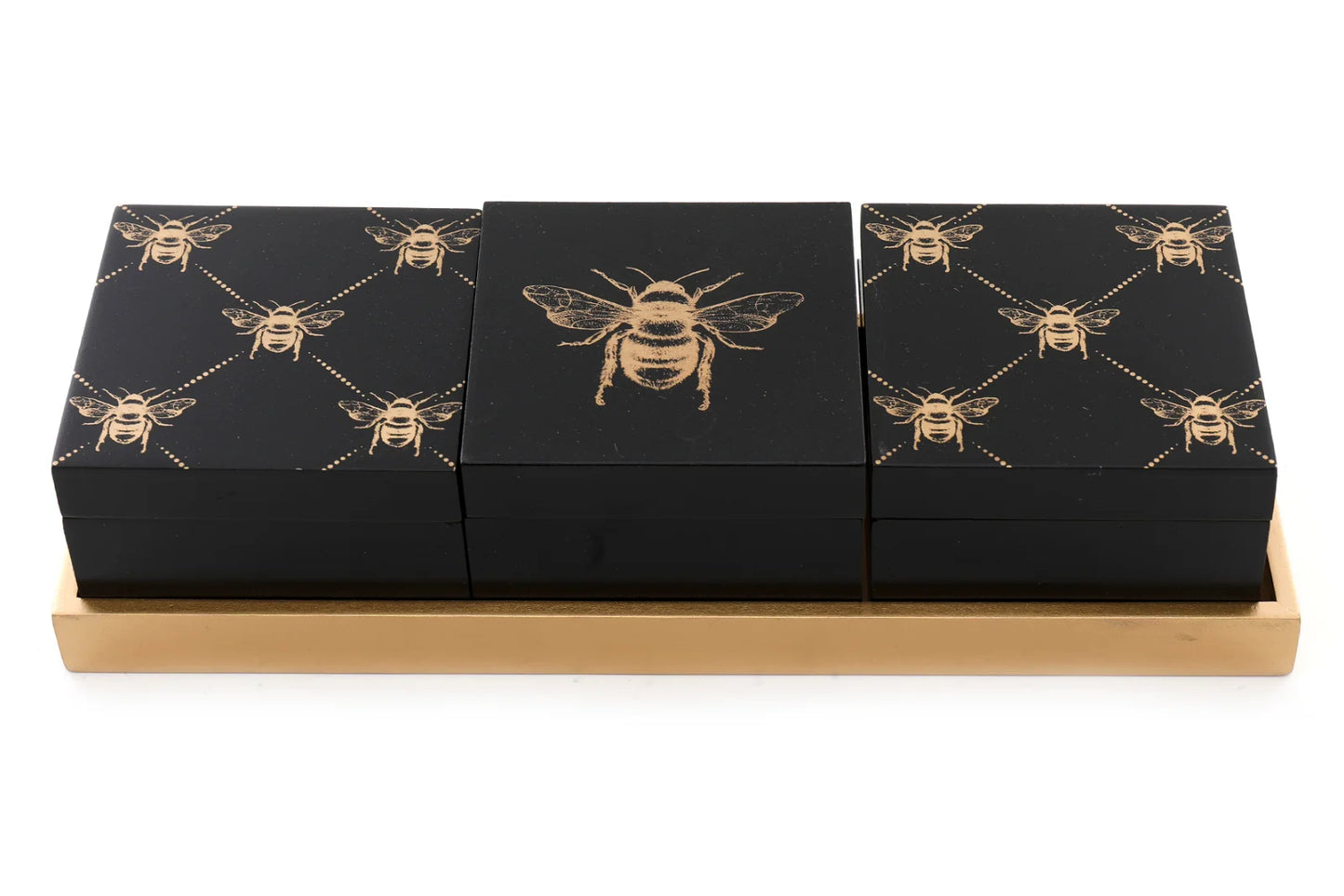 Set of 3 Bee Storage Box's