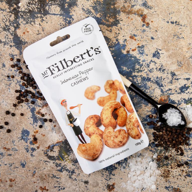 Mr Filbert's Indonesian Peppered Cashews (100g)