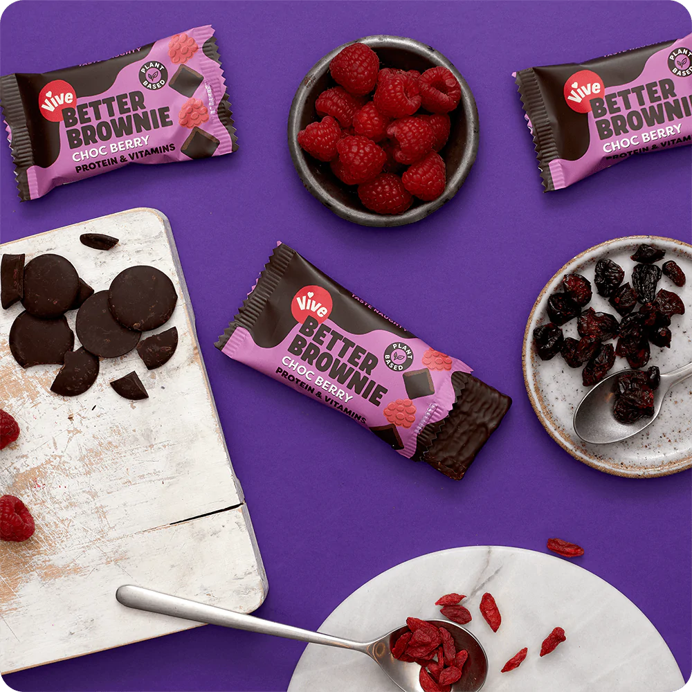 Vive Choc Berry Better Brownie (15x35g)