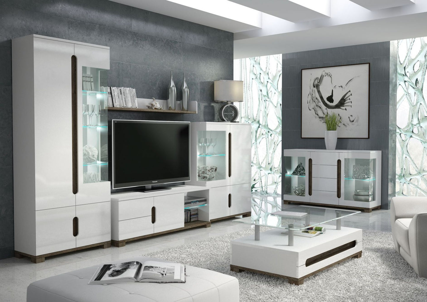 TV unit White Gloss