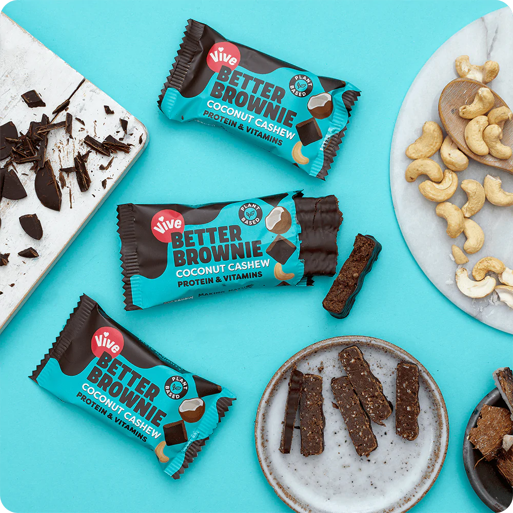 Vive Coconut Cashew Better Brownie (15x35g)
