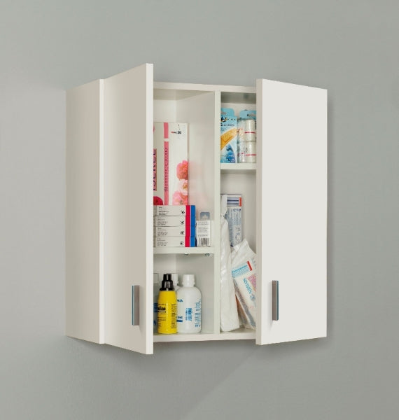 Multi Purpose White Storage Wall Cupboard