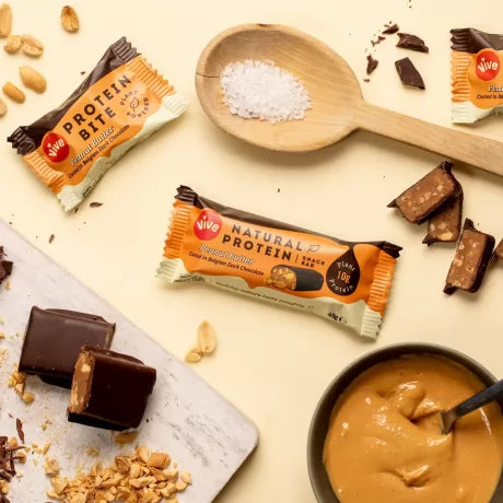 Vive Peanut Butter Natural Protein Snack Bar (12x49g)