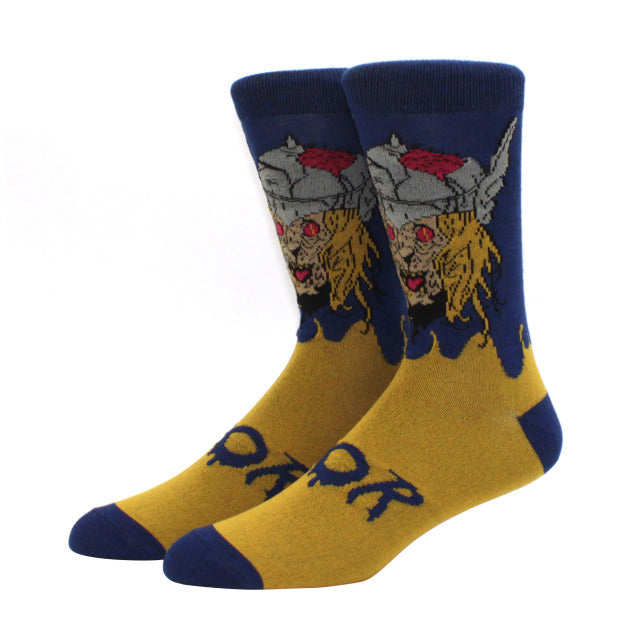 Star Wars Movie Stockings Master Yoda R2-D2 Cosplay Socks Wookiee Jedi Knight Novelty Men's Women's Socks Spring Autumn Winter