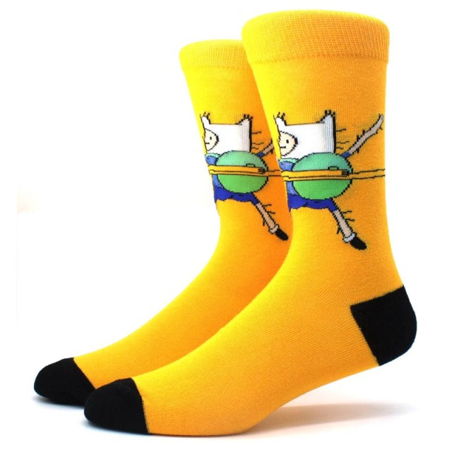 Star Wars Movie Stockings Master Yoda R2-D2 Cosplay Socks Wookiee Jedi Knight Novelty Men's Women's Socks Spring Autumn Winter