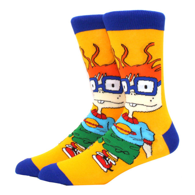 Star Wars Movie Stockings Master Yoda R2-D2 Cosplay Socks Wookiee Jedi Knight Novelty Men's Women's Socks Spring Autumn Winter
