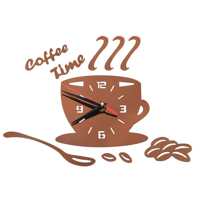 Mini Home Self Adhesive Hanging Wall Clock