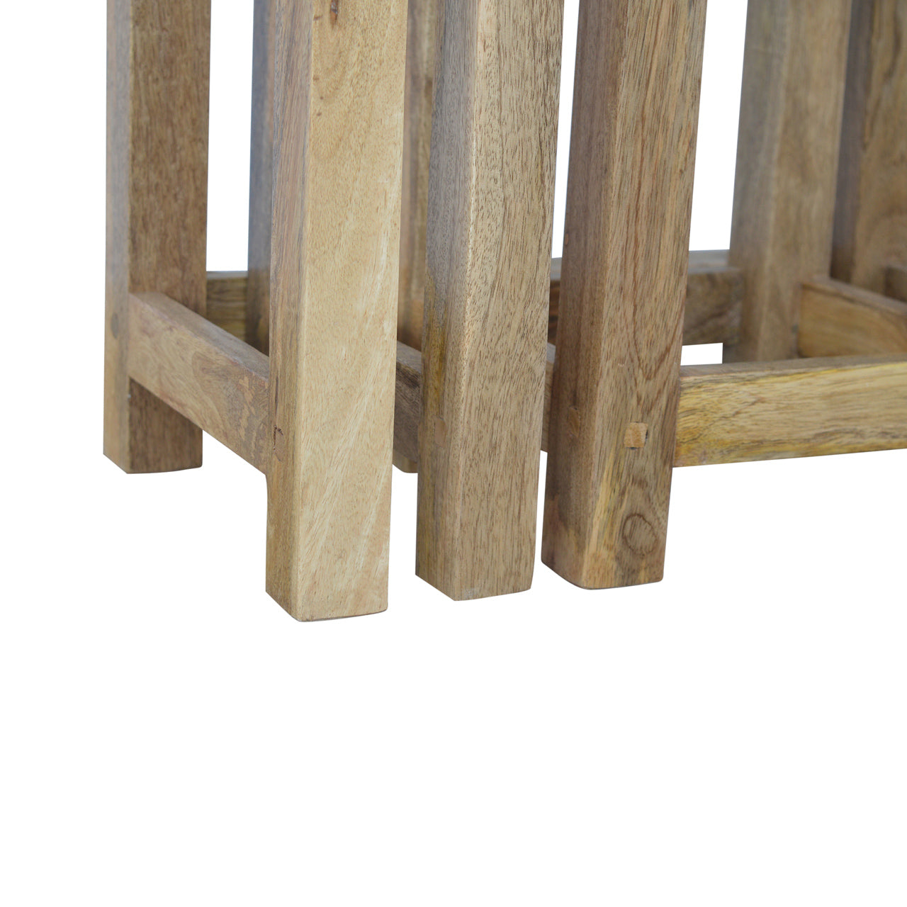 Solid Wood Set of 3 Nesting Tables