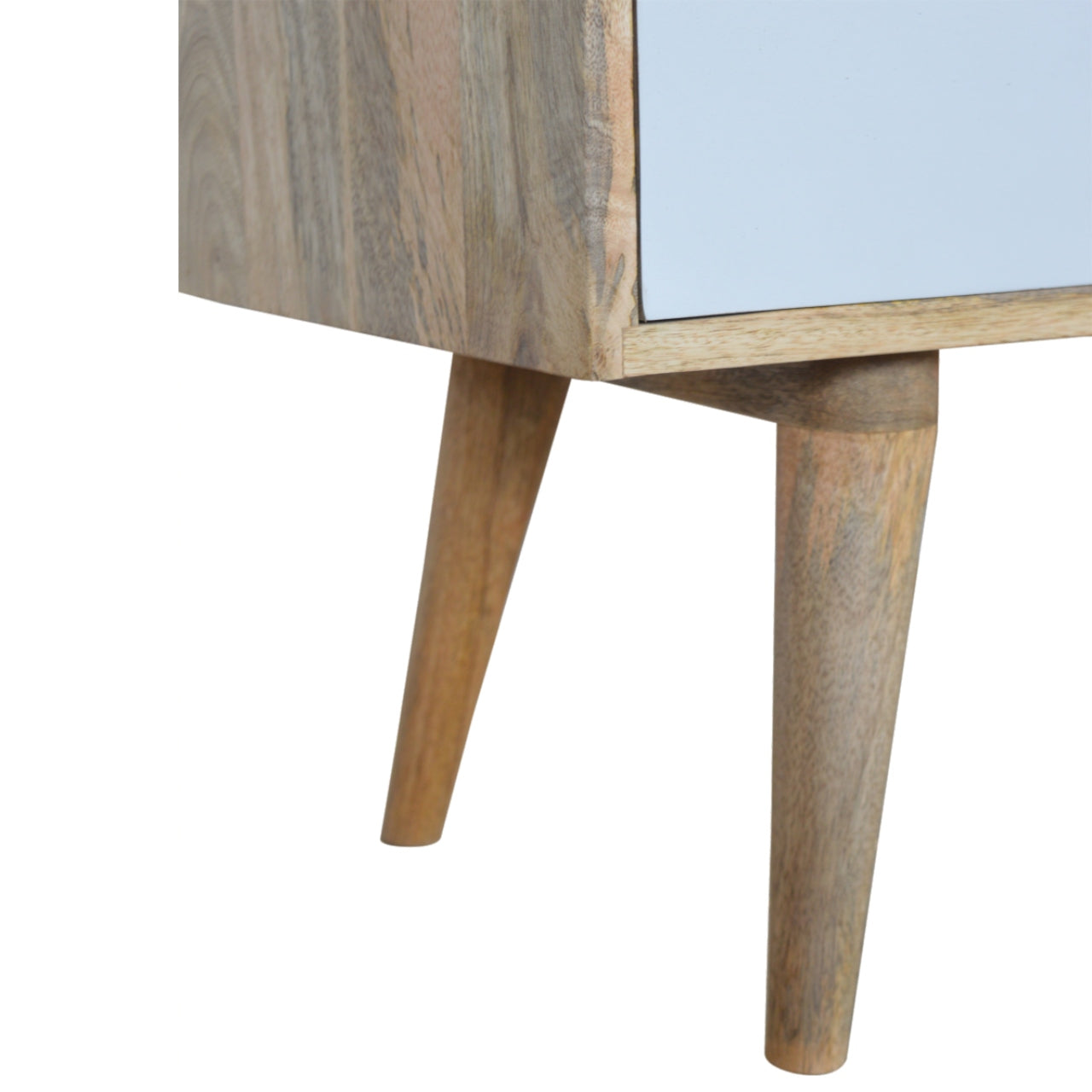 Grey Painted Three Drawer Media Unit