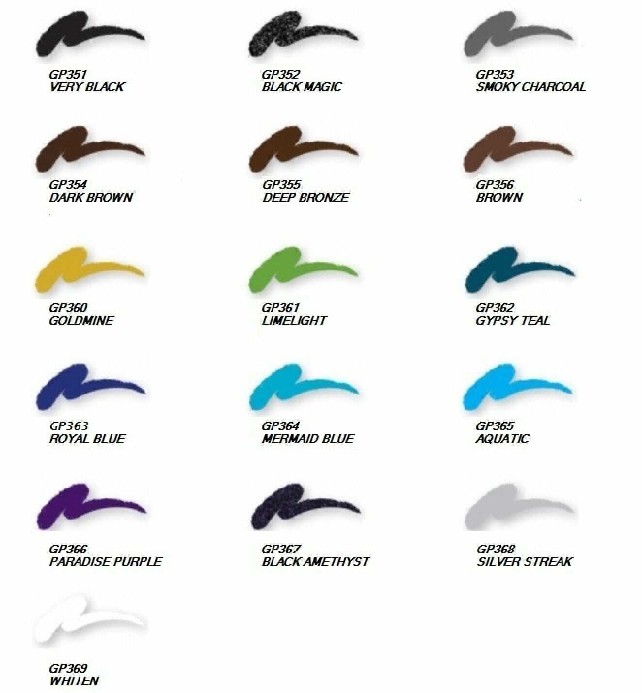 L. A. Girl Glide Gel Pencil Eyeliner - CHOICE OF SHADES