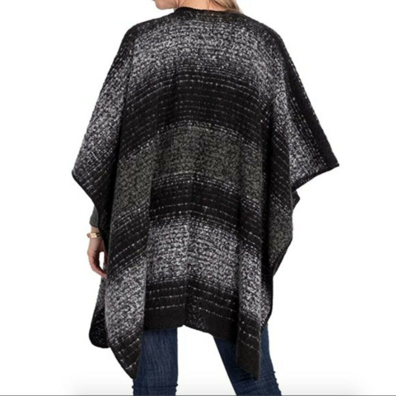Black Cotton Ladies Shawl