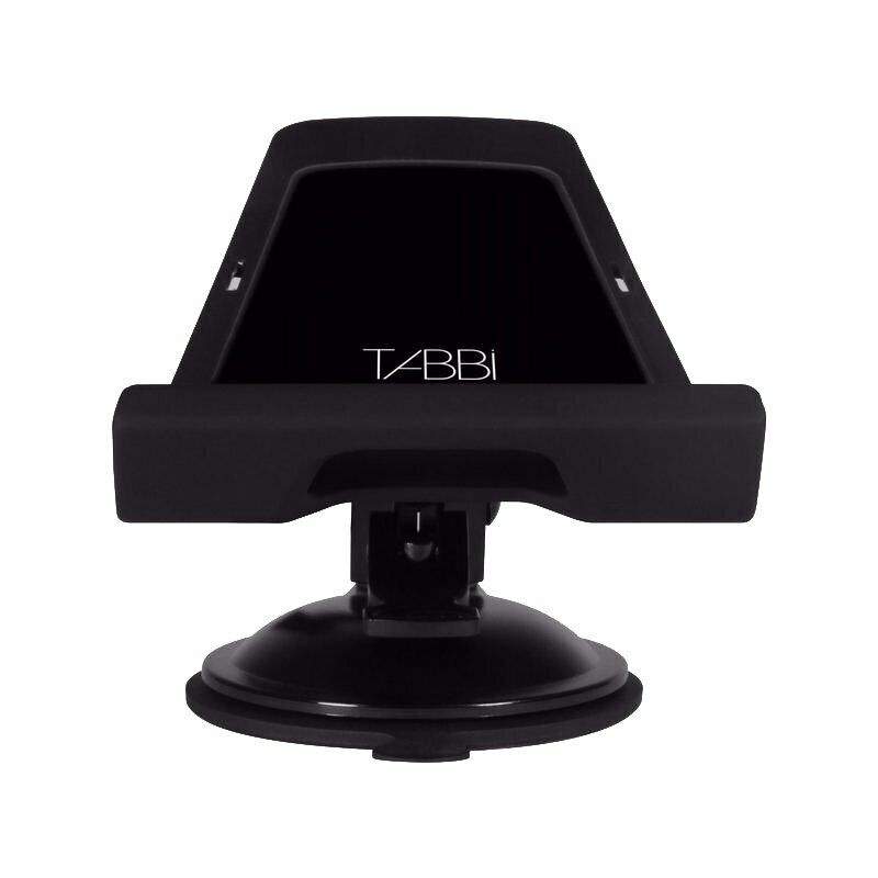 Tabbi White / Black Tablet & Mobile Phone Mount Windscreen Holder