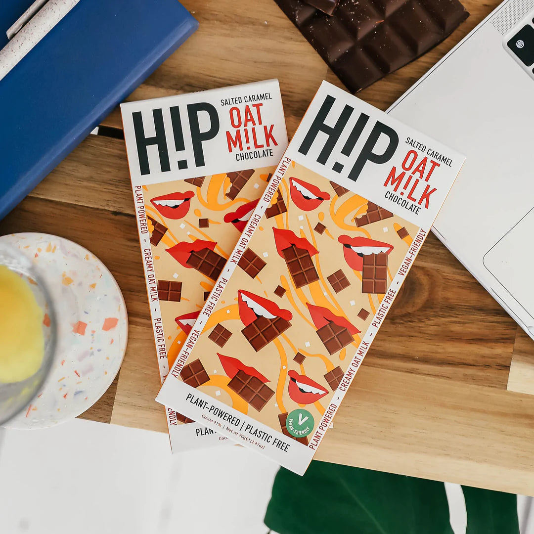 H!P Salted Caramel Oat M!lk Chocolate (70g