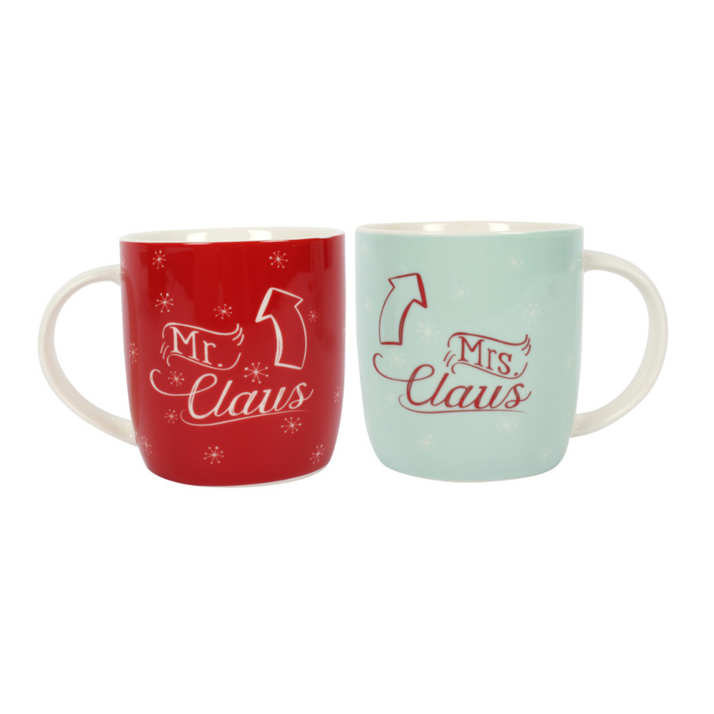 Mr & Mrs Claus Mugs