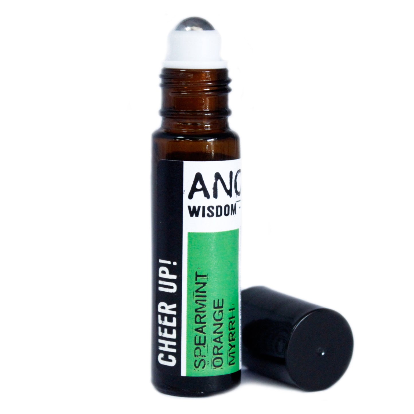 Cheer Up! - Spearmint , Orange and Myrrh 10ml Roll On Essential Oil Blend