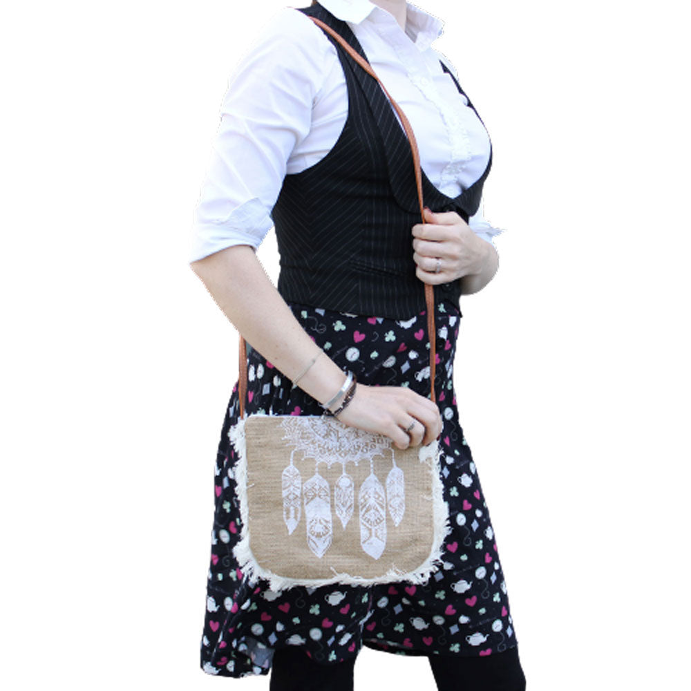 Fringe Bag - Dream Catcher Print