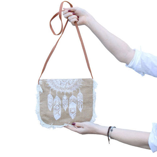 Fringe Bag - Dream Catcher Print