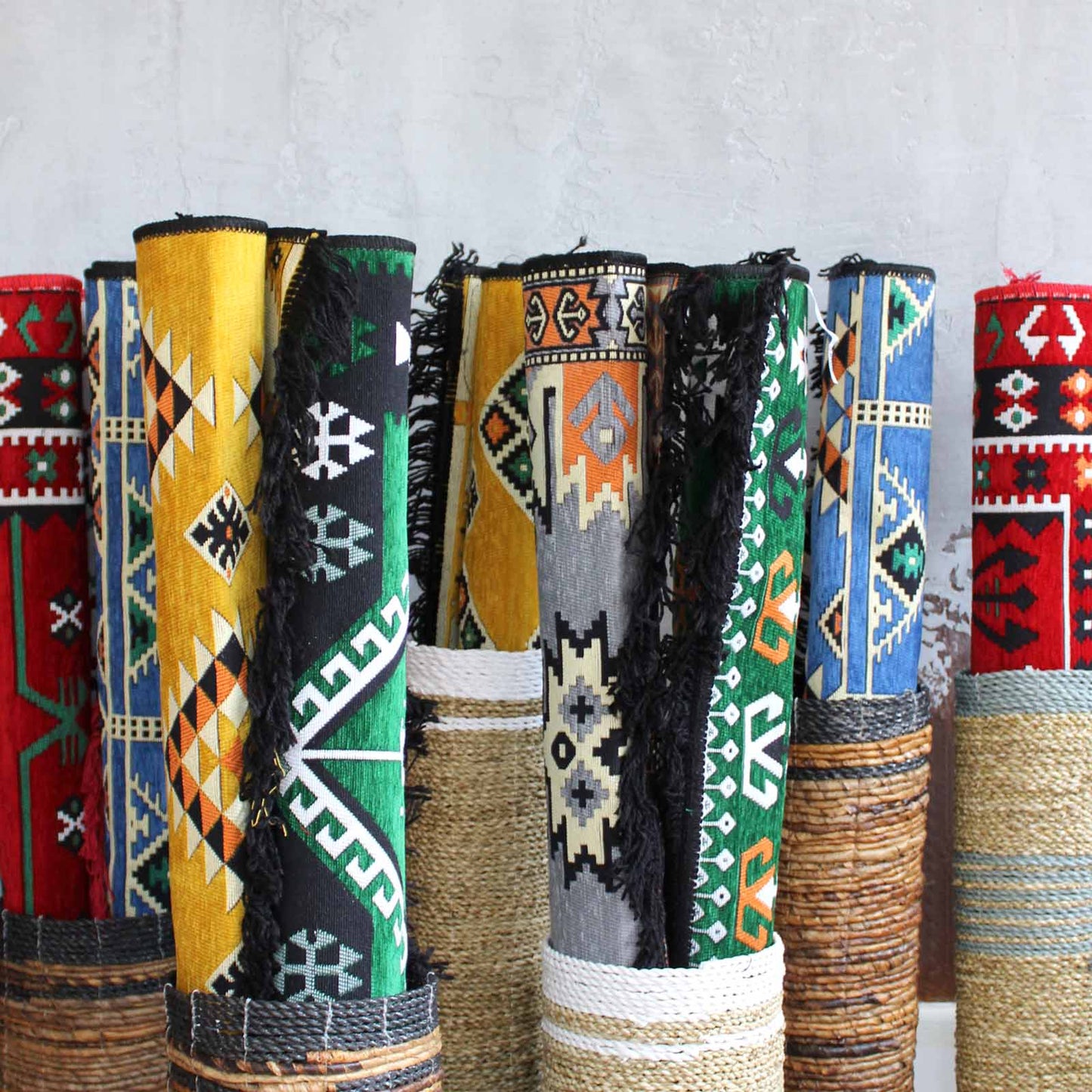 Kilim Rug - Green 125x80 cm