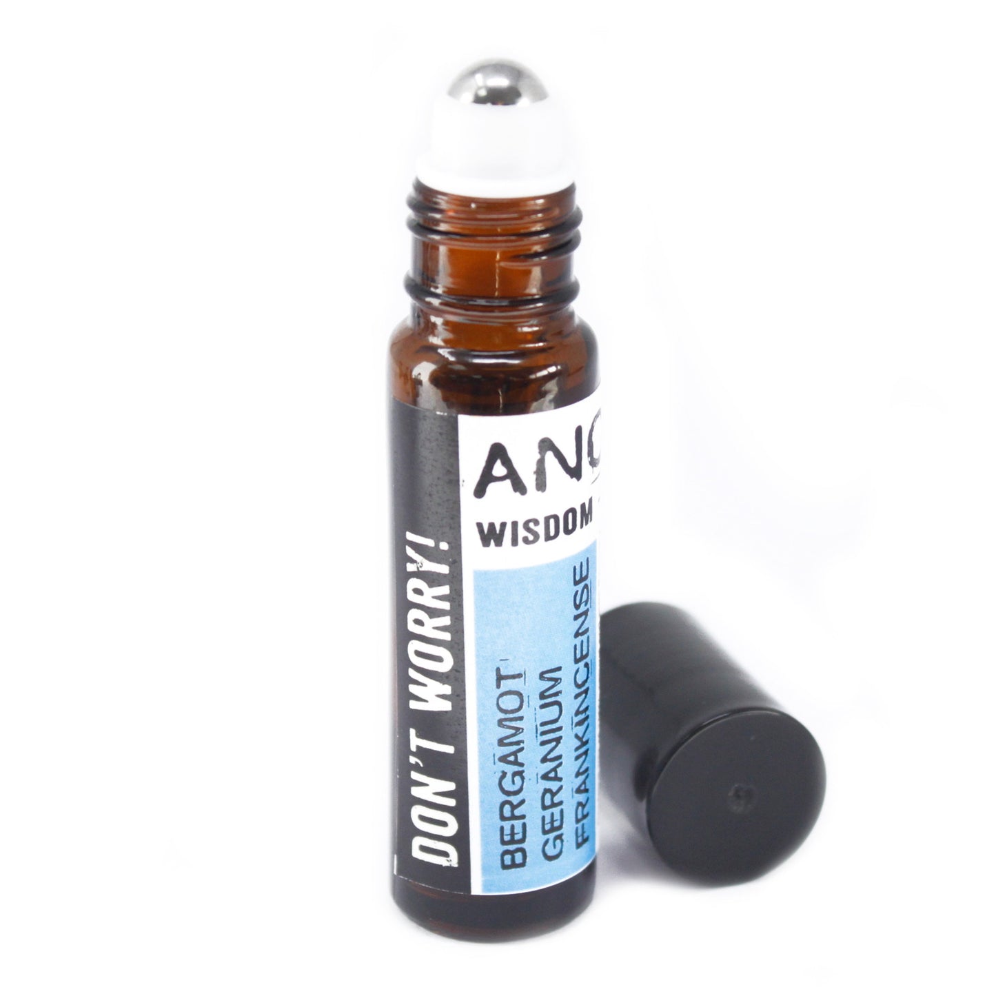 Don't Worry ! - Bergamot , Geranium and Frankincense 10ml Roll On Essential Oil Blend