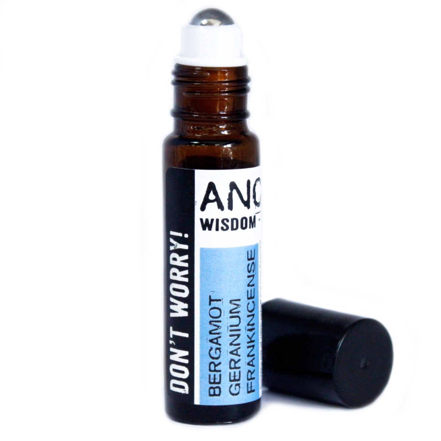 Don't Worry ! - Bergamot , Geranium and Frankincense 10ml Roll On Essential Oil Blend